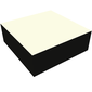 Tile 1 x 1 with White Square print