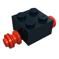 Brick Special 2 x 2 [Red Wheels for Dually Tire] (3137c02)