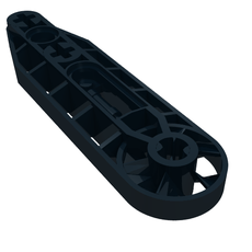 Technic Beam 1 x 7 with Fan (32177)