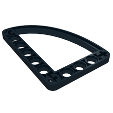 Technic Beam 5 x 7 L-Shape with Quarter Ellipse Thin (32251)