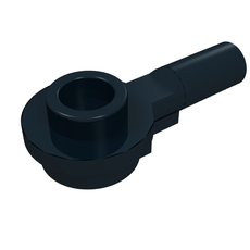 Plate Round 1 x 1 with Hollow Stud and Horizontal Bar 1L (32828)