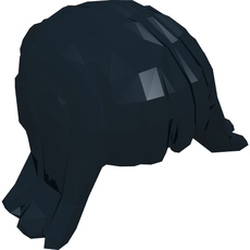 Hair Swept Sideways with Ponytail (32967)