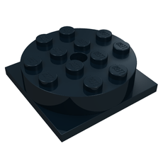 Turntable 4 x 4 Square Base with Top, Complete Assembly (3403c01)