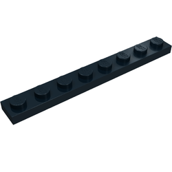 - Platte Plates Dunkelblau 1x8 LEGO® 3460-08 Darkblue 20Stk
