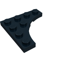 Plate Special 4 x 4 with 3 x 3 Quarter Round Cutout (35044)
