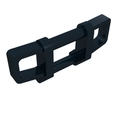 Grille Bar 1 x 4 x 1 2/3 Bull Bar, Rounded (35654)