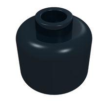 Minifig Head [Plain] [Blocked Open Stud] (3626b)
