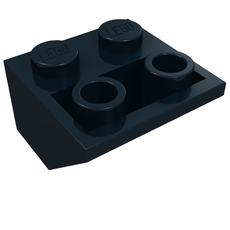 Brick Sloped Inverted 45° 2 x 2 [Ovoid Bottom Pin, Bar-sized Stud Holes] (3660)