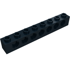Technic Brick 1 x 8 [7 Pin Holes] (3702)