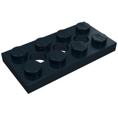 Technic Plate 2 x 4 [3 Holes] (3709)