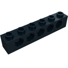Technic Brick 1 x 6 [5 Pin Holes] (3894)