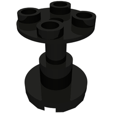 Support Round 2 x 2 x 2 Stand with Blocked Center Hole (3940a)