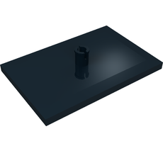 Tile Special 6 x 4 with Beveled Edges and 5mm Pin (Train Bogie Plate) (4025)