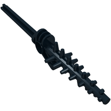 Large Figure Weapon Spear, Drill with Axle and Hole (40340)