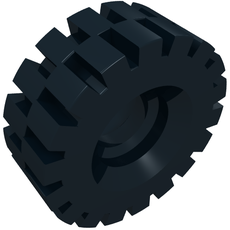 Tyre 21 x 8 Offset Tread Medium (4084)