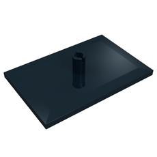 Tile Special 6 x 4 with Beveled Edges and 7mm Pin (Train Bogie Plate) (4092)