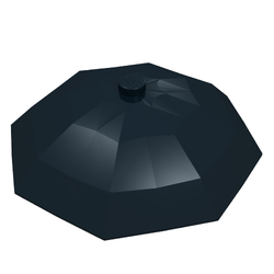 Equipment Umbrella Top with No Bottom Flaps, 6 x 6 with Top Stud