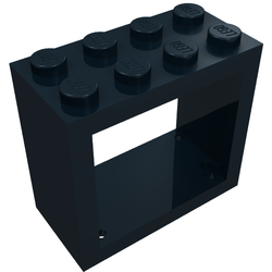 Window 2 x 4 x 3 Frame with Solid Studs