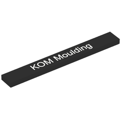 Tile 1 x 8 with 'KOM Moulding' Print