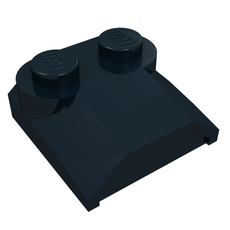 Brick Curved 2 x 2 x 2/3 Two Studs and Lip End (41855)