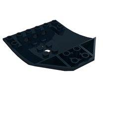 Brick Wedged, Curved Inverted 8 x 6 x 2 Cockpit (42021)