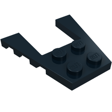 Wedge Plate 4 x 4 with 2 x 2 Cutout (43719)