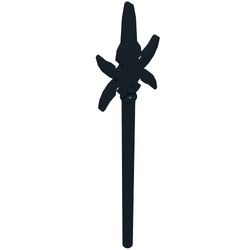Weapon Pike / Spear [4 Side Blades]