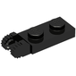 Hinge Plate 1 x 2 Locking with 2 Fingers On End, without Groove, 9 Teeth
