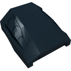 Brick Curved 2 x 2 No Studs - 3 Recessed Side Ports (44675)