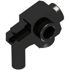 Weapon Gun / Blaster with Studs on Side (44709)