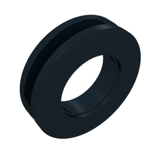 Tyre with Centre Groove [Tightrope Guide Wheel] (44799)
