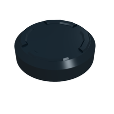 Large Figure Accessory, Hockey Puck [No Axlehole] (44848)