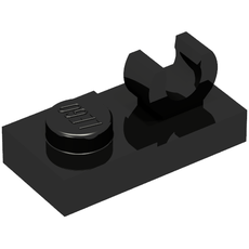 Plate Special 1 x 2 [Open O Top Clip] (44861)