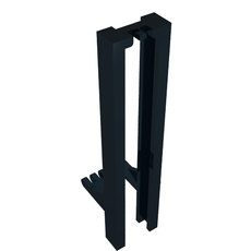 Forklift Mast Wide 1 x 2 Hinge Plate (4518a)