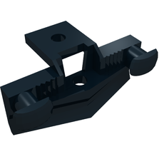 Train Buffer Beam with Rectangular Buffers and Plow (45708)