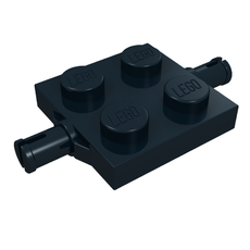 Plate Special 2 x 2 with Wheel Holders (4600)
