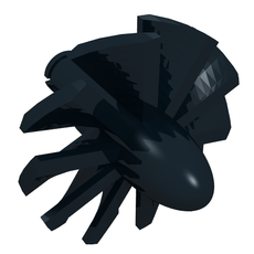 Jet Engine Fan with 10 Blades and Technic Pin (46667)