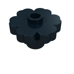 Plant, Flower 2 x 2 - Round [Open Stud]