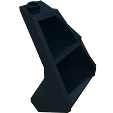 Panel 4 x 4 x 6 Corner Convex Ribbed (4737)