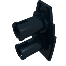 Fairing 1 x 2 Stepped with Two Pins (47501)