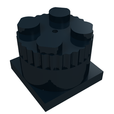 Sound Brick, Round, 9V 2 x 2 x 1 1/3 with Two Town Police Noises (4774c01)