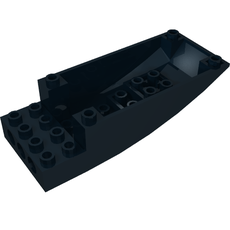Aircraft Fuselage Curved 10 x 4 x 2 (47846)