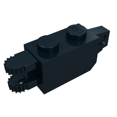 Hinge Brick 1 x 2 Locking with 1 Finger Vertical End and 2 Fingers Horizontal End (47975)