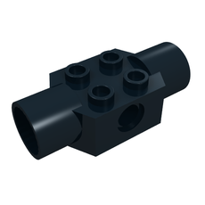 Technic Brick Special 2 x 2 with Pin Hole, with 2 Rotation Joint Sockets (48172)
