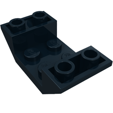Brick Sloped Inverted 45° 4 x 2 Double with 2 x 2 Recessed (4871)