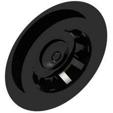 Hub Cap 24mm without Tube (49098)