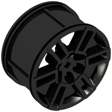 Wheel 56 x 34 Technic Racing Medium with 6 Pin Holes, Open Spokes (49294)