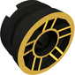 Wheel 11 x 6 with 5 Spokes with Gold Outline Print