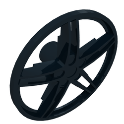 Wheel Cover 5 Spoke without Centre Stud - 35mm D.