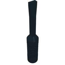 Tool Screwdriver with Narrow Head [6-Rib Handle] (55298)